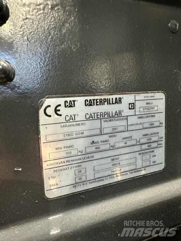 CAT EP 16 CPNT Elmotviktstruckar