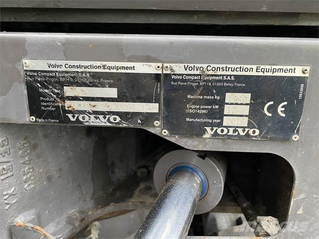 Volvo EC20D Hjulgrävare