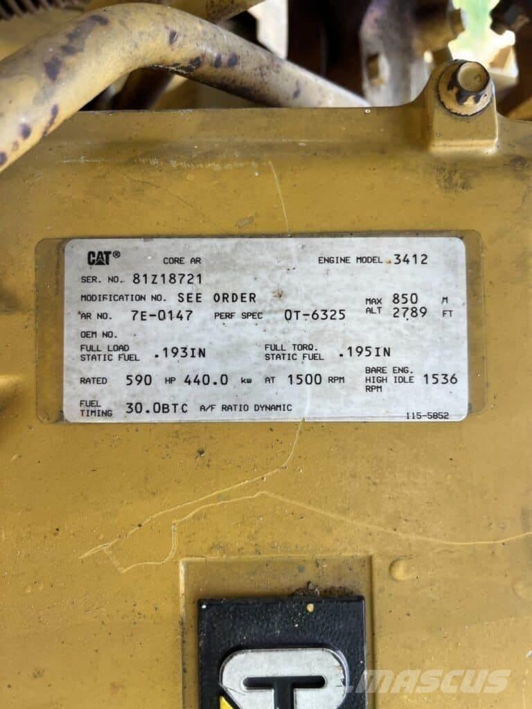 CAT 3412 Dieselgeneratorer