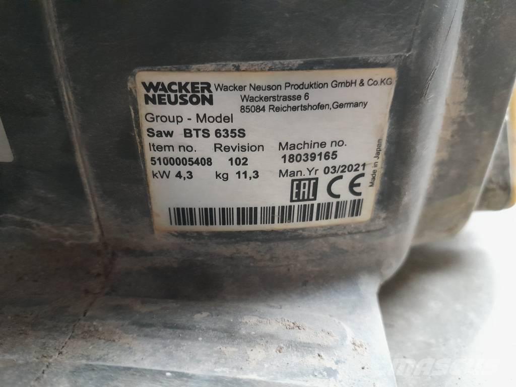 Wacker Neuson BFS635 Bergs- och betongsågar