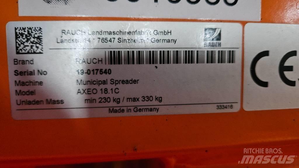 Rauch Axeo 18.1C Sand- och saltspridare