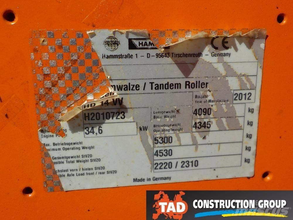 Hamm HD 14 Tvåvalsvältar