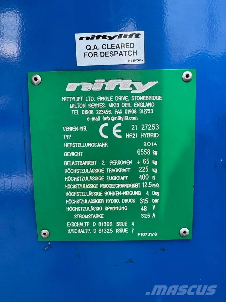 Niftylift HR 21 D E Bomliftar