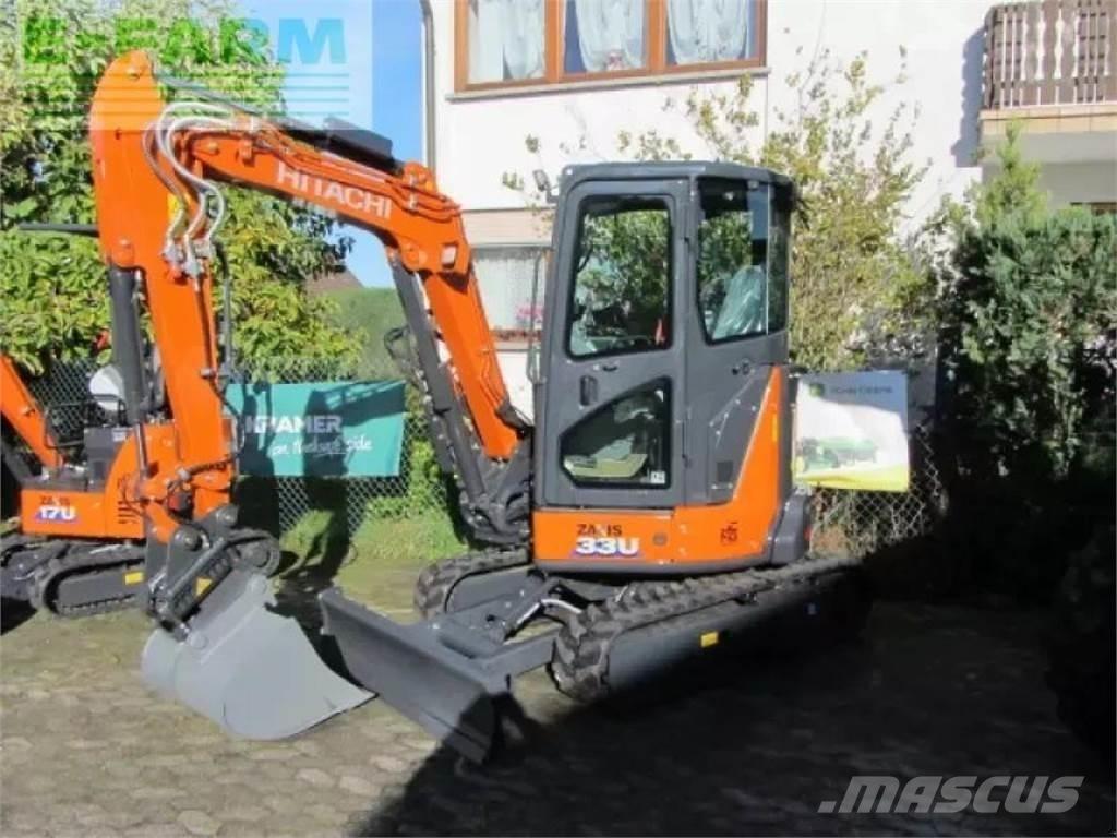 Hitachi zx 33 u-6 Hjulgrävare