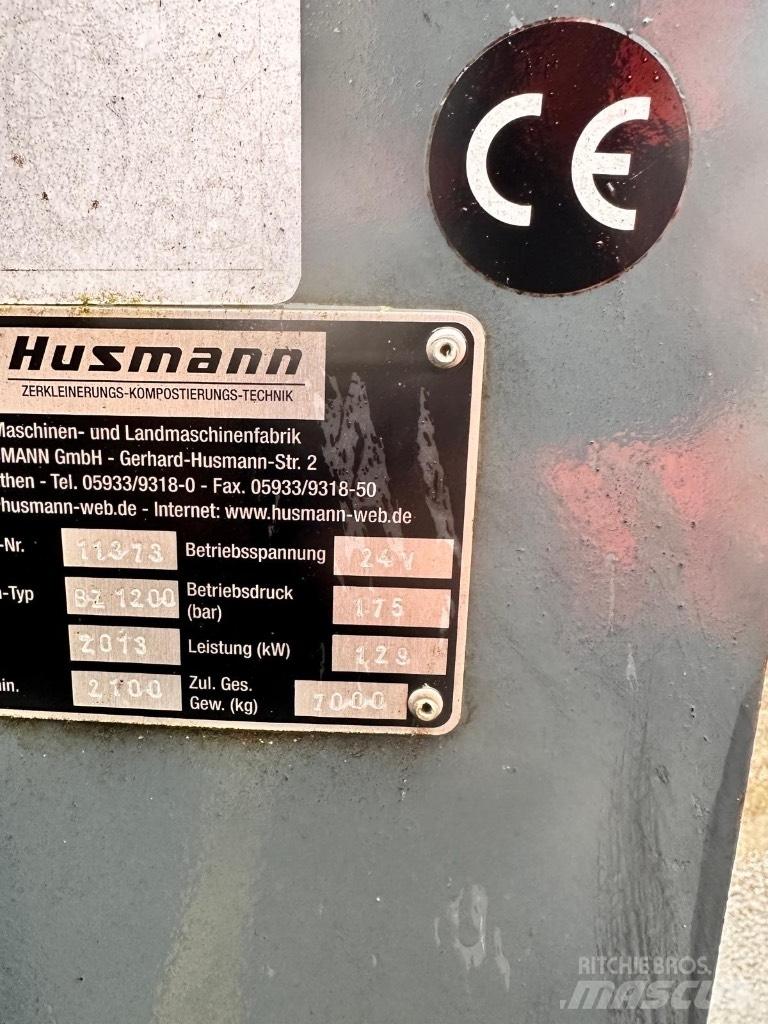 Husmann BZ1200 Vedklyvar och vedkapar