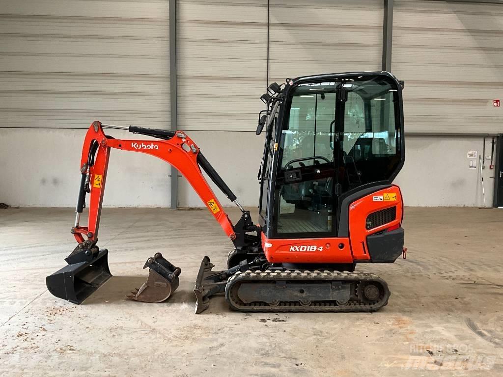 Kubota KX 018-4 Minigrävare < 7t