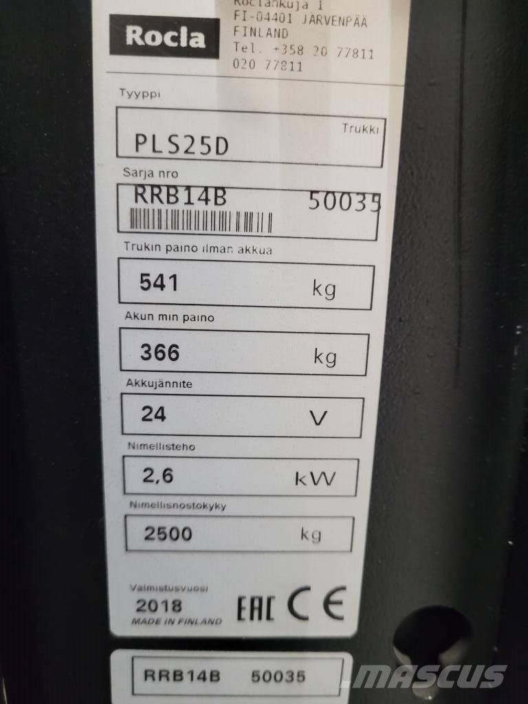 Rocla PLS25D Plocktruck, låglyftande
