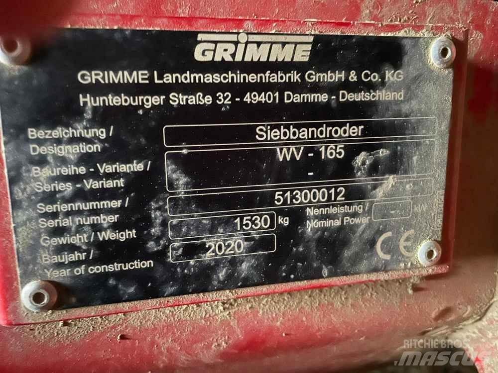 Grimme WV 165 Lantbruk - Övrigt