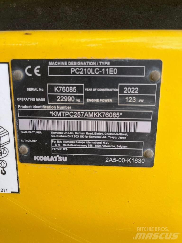 Komatsu PC210LC-11E0 Bandgrävare