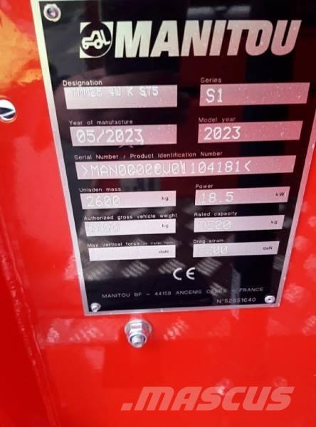 Manitou TMM25 4W Fordonstruckar