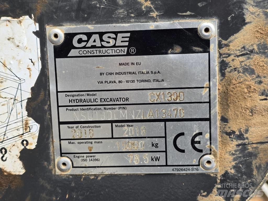 Case CX130 D Bandgrävare