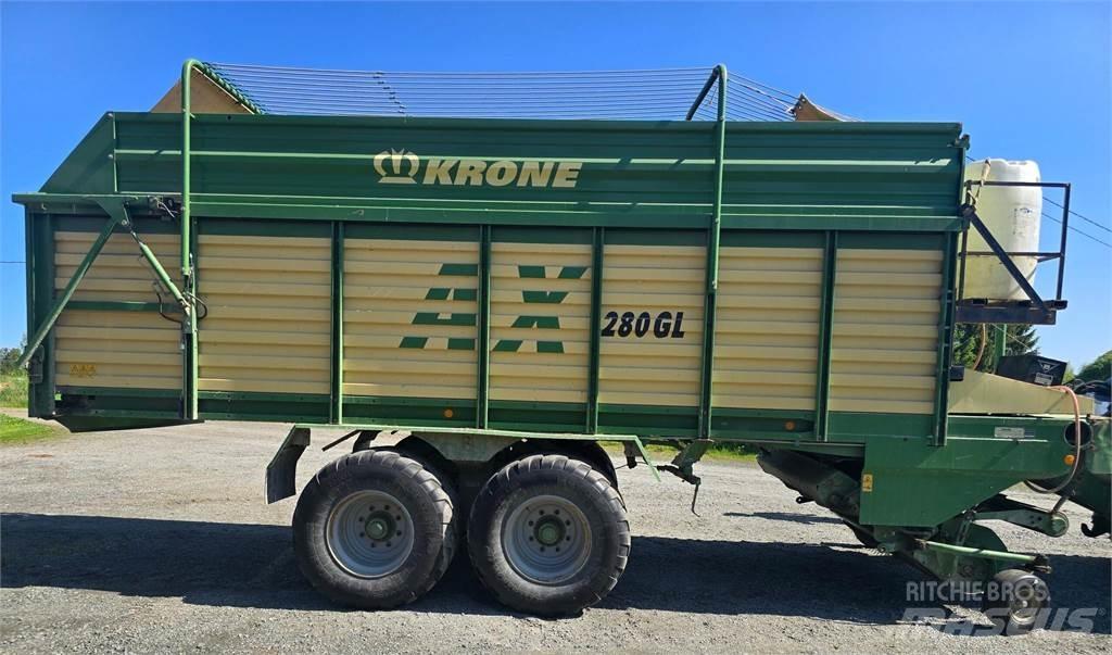 Krone AX 280 GL Hackvagn / Självlastarvagn
