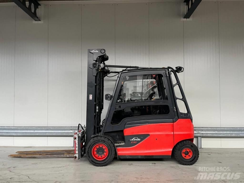 Linde E 50 Elmotviktstruckar