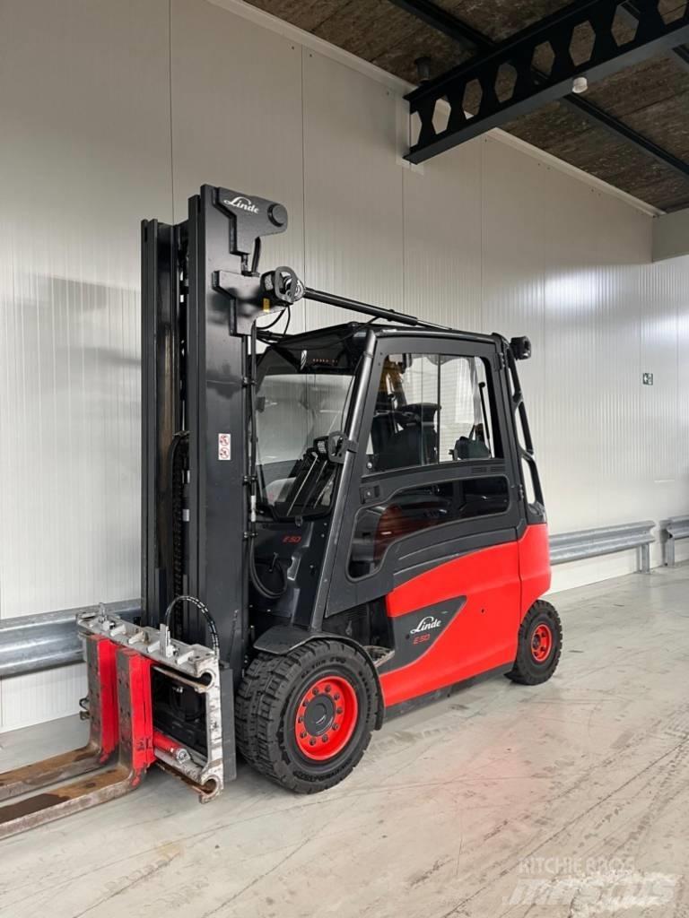 Linde E 50 Elmotviktstruckar