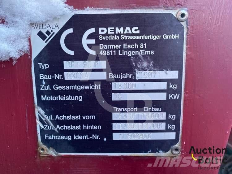 Demag DF 90 P Asfaltsläggningsmaskiner