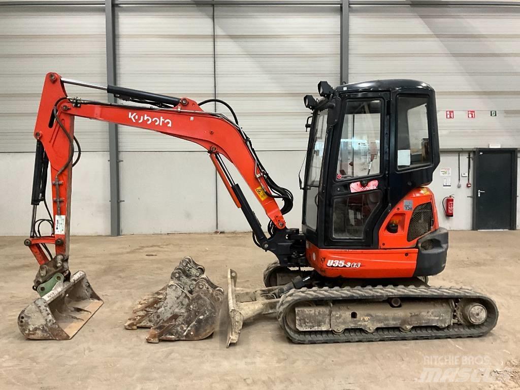Kubota U 35-3 A 3 Minigrävare < 7t