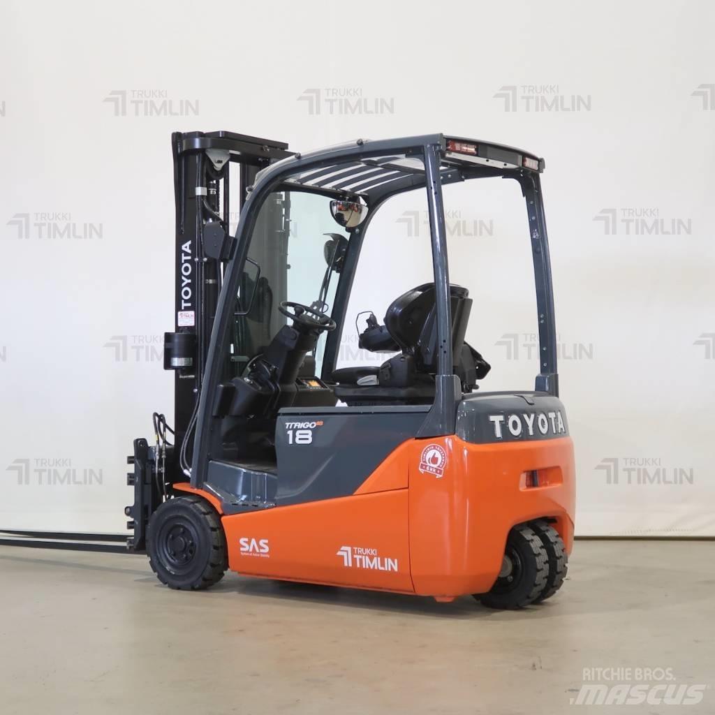 Toyota 8FBE18T Elmotviktstruckar