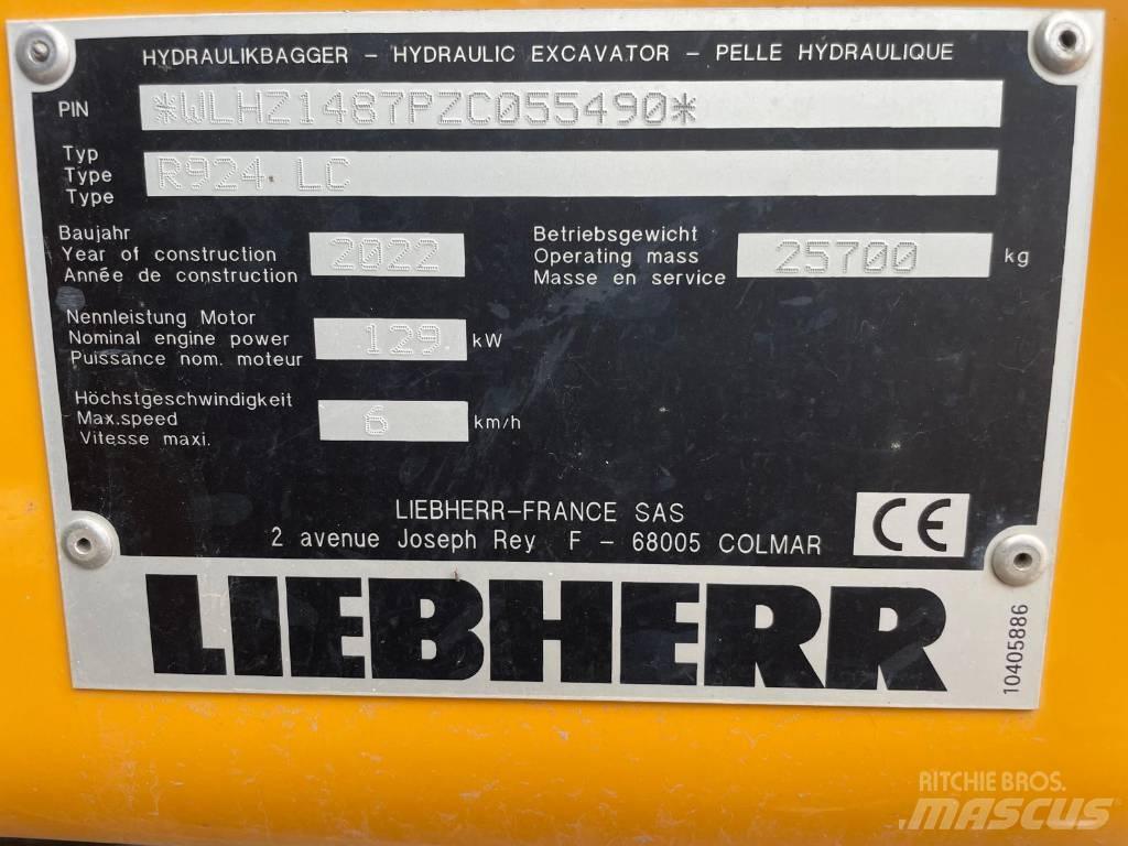 Liebherr R924 G8 Bandgrävare