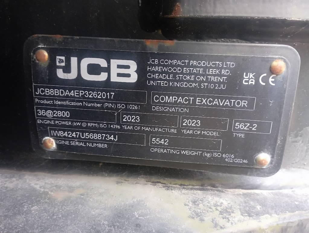JCB JCB 56Z-2 Minigrävare < 7t