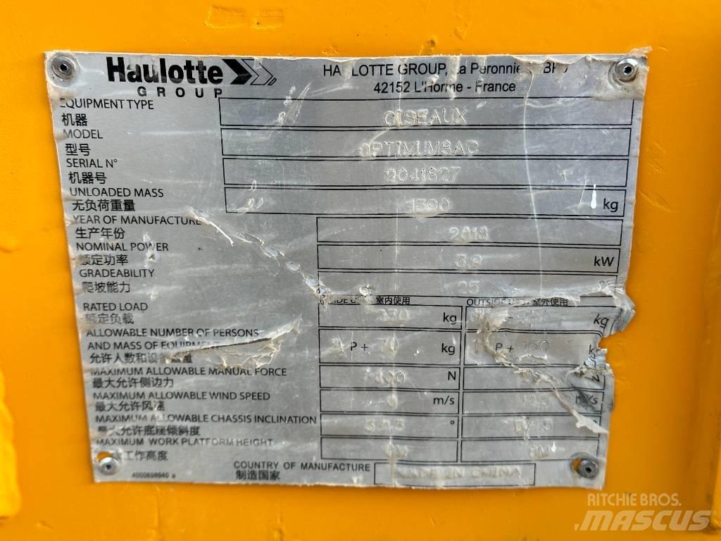 Haulotte OPTIMUM 8 Saxliftar