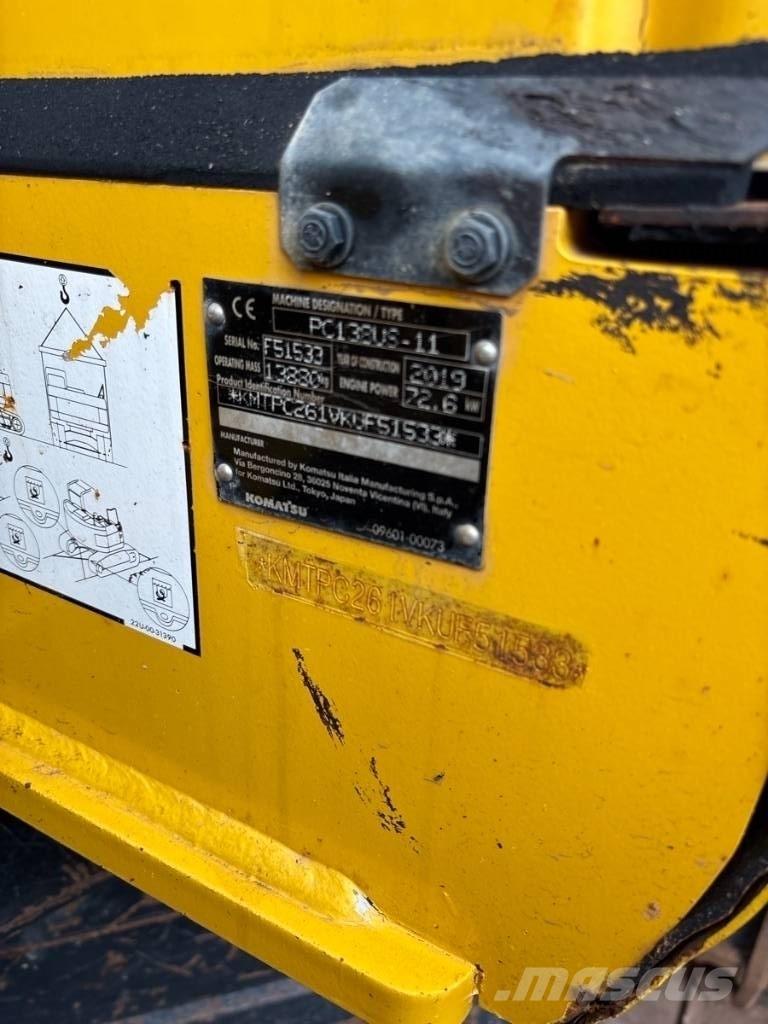 Komatsu PC 138 US-11 Bandgrävare