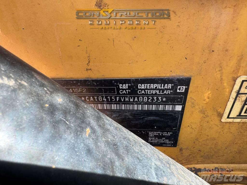 CAT 415F 2 Grävlastare