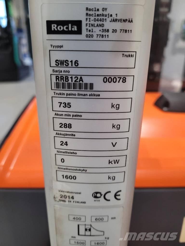 Rocla SWS 16 Staplare-led