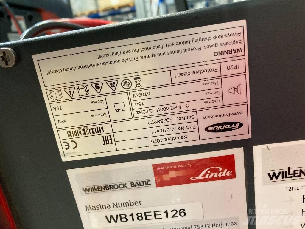 Linde R14X/116 Skjutstativtruck