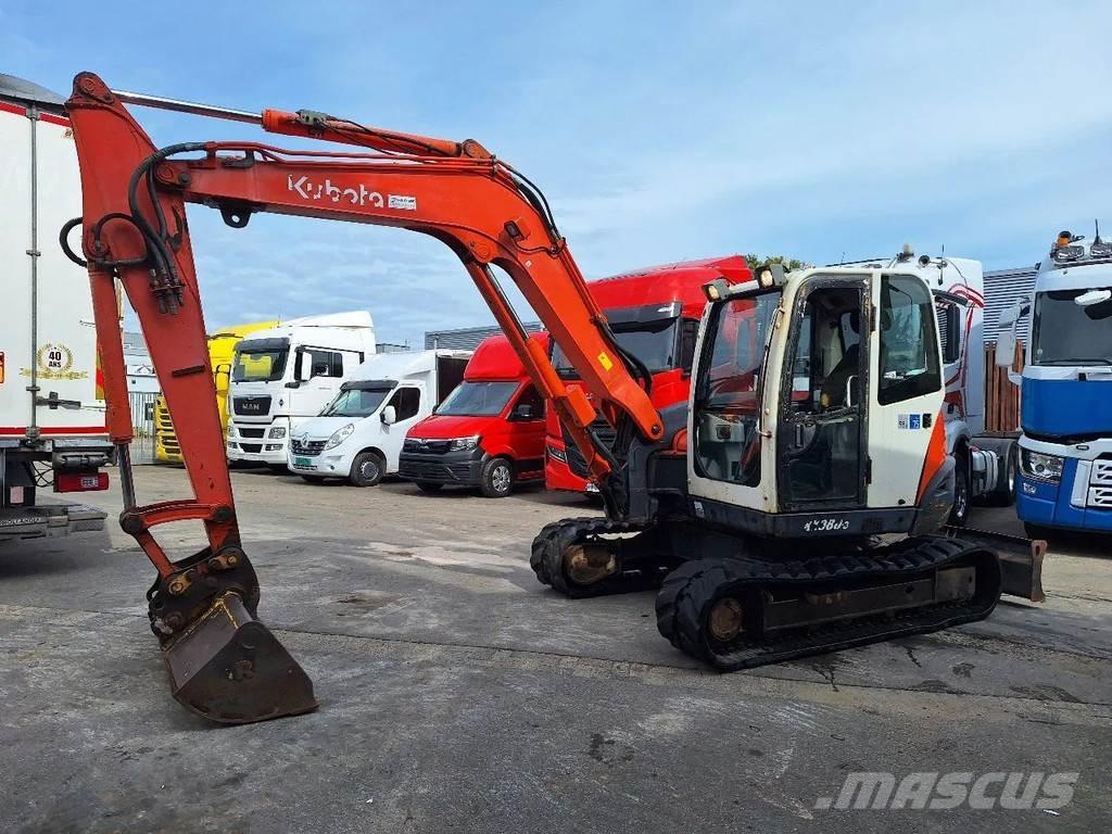 Kubota KX080 Midigrävmaskiner 7t - 12t