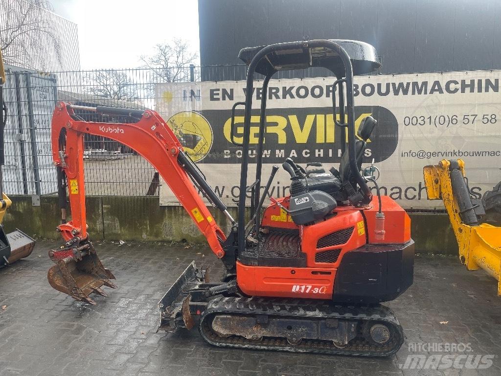 Kubota U17-3 hybride Minigrävare < 7t