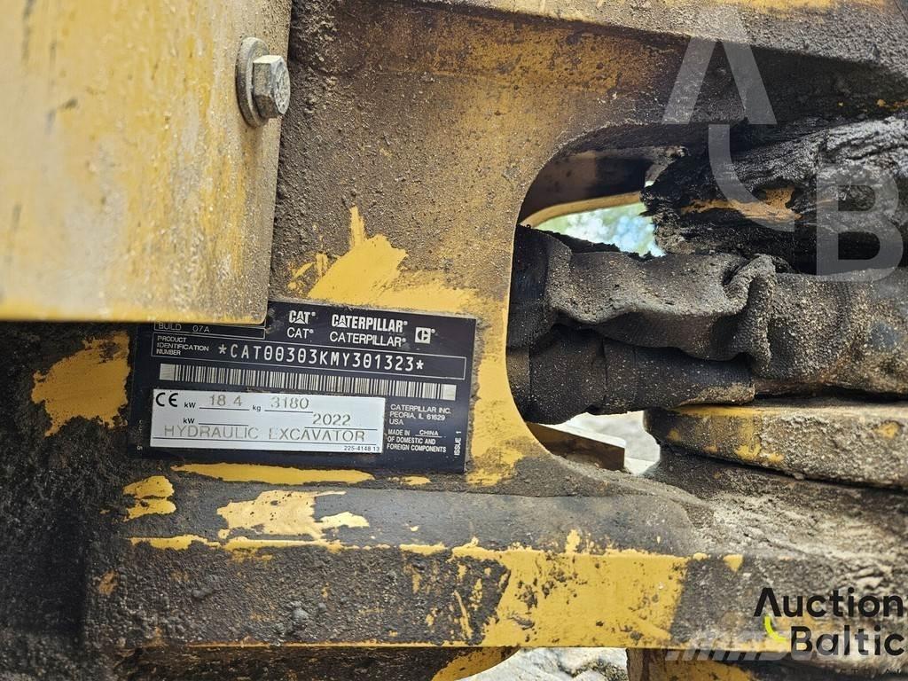 CAT 303 CR Minigrävare < 7t