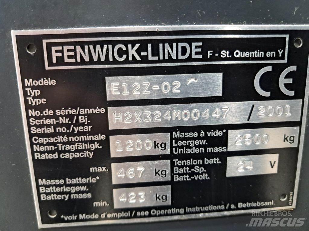 Linde E12Z-02 Elmotviktstruckar