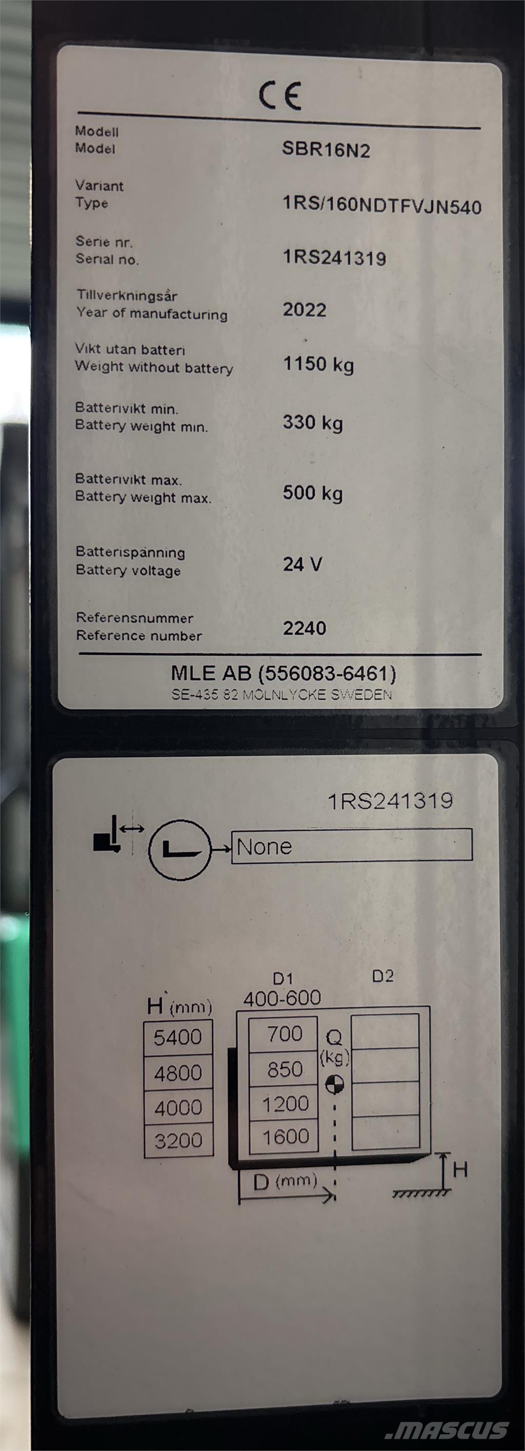 Mitsubishi SBR16N2 Staplare