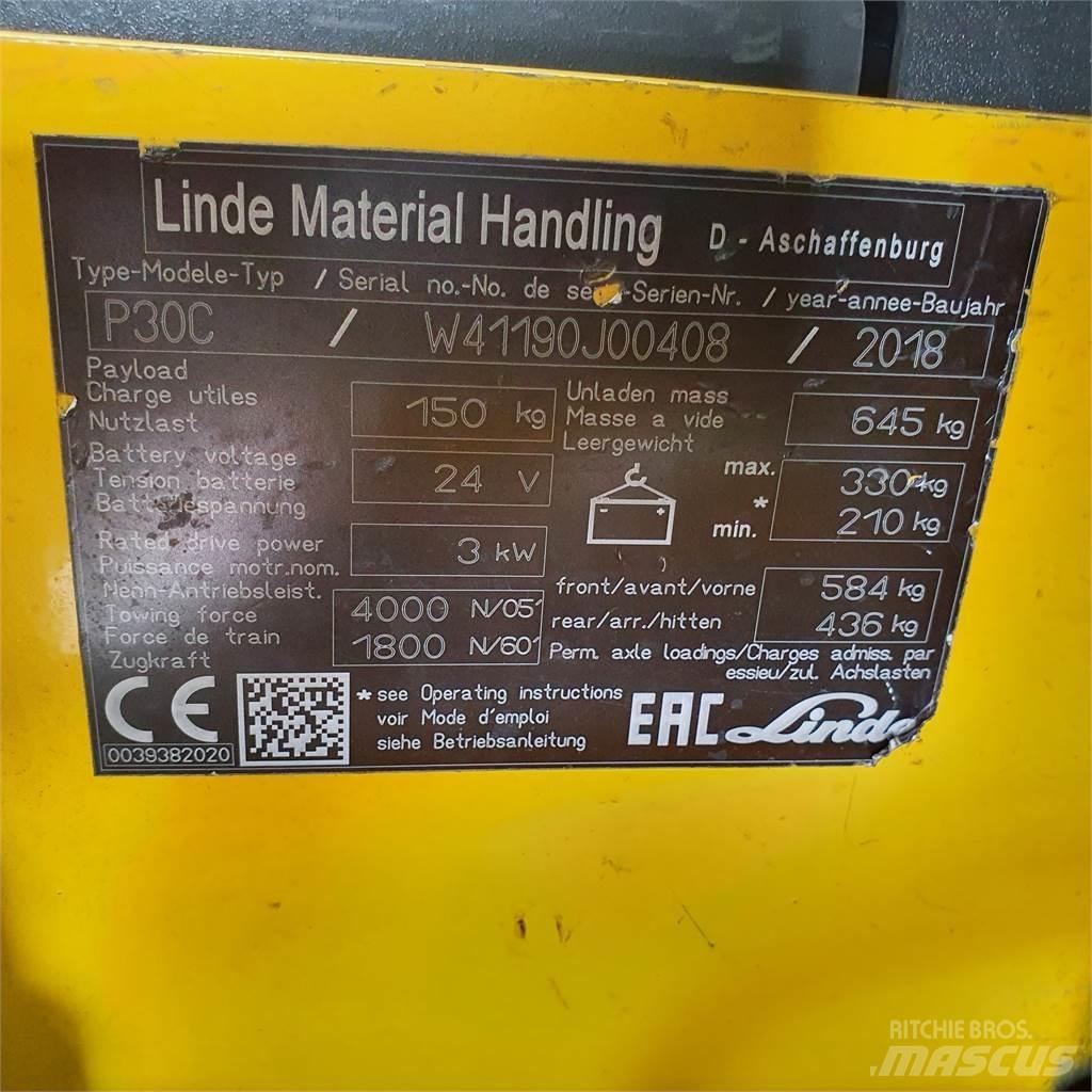 Linde P30C Dragtruck