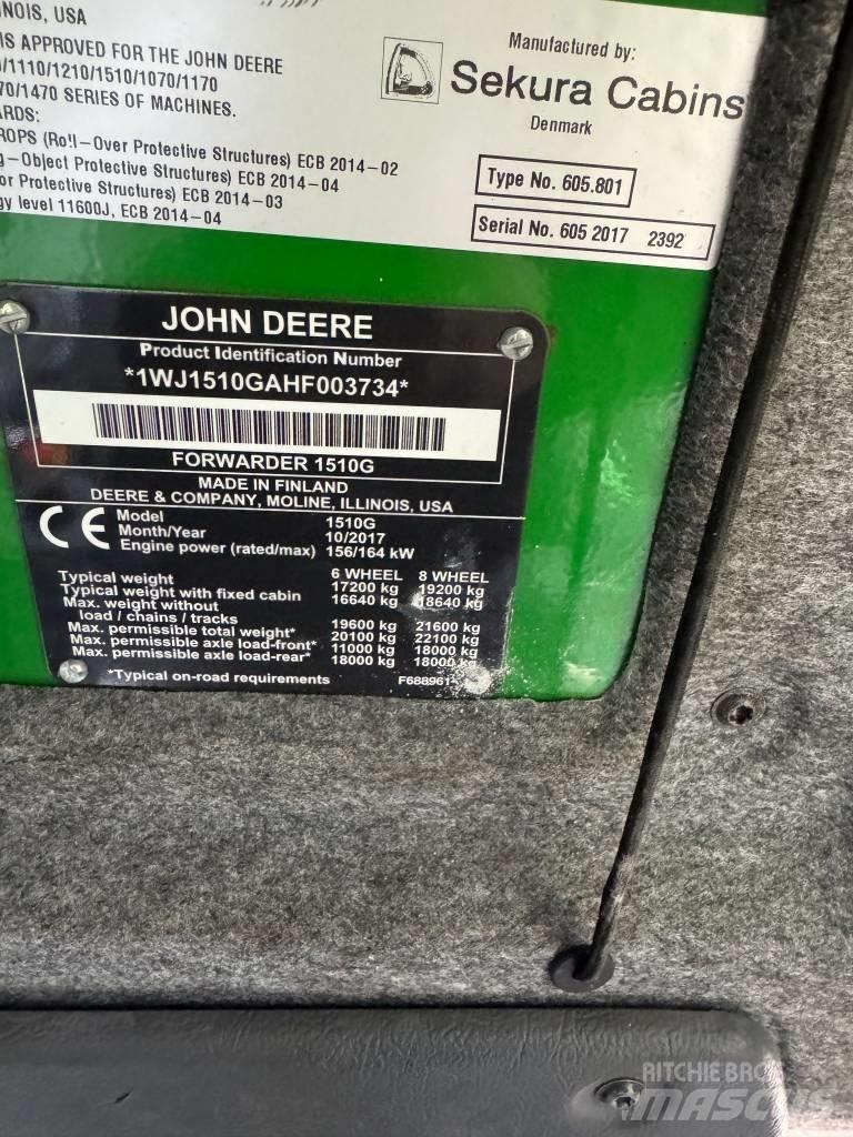 John Deere 1510G Skotare