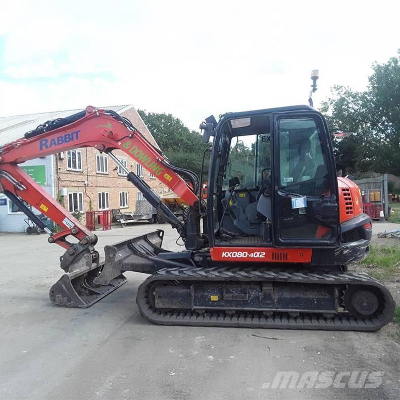 Kubota KX080-4a2 Midigrävmaskiner 7t - 12t