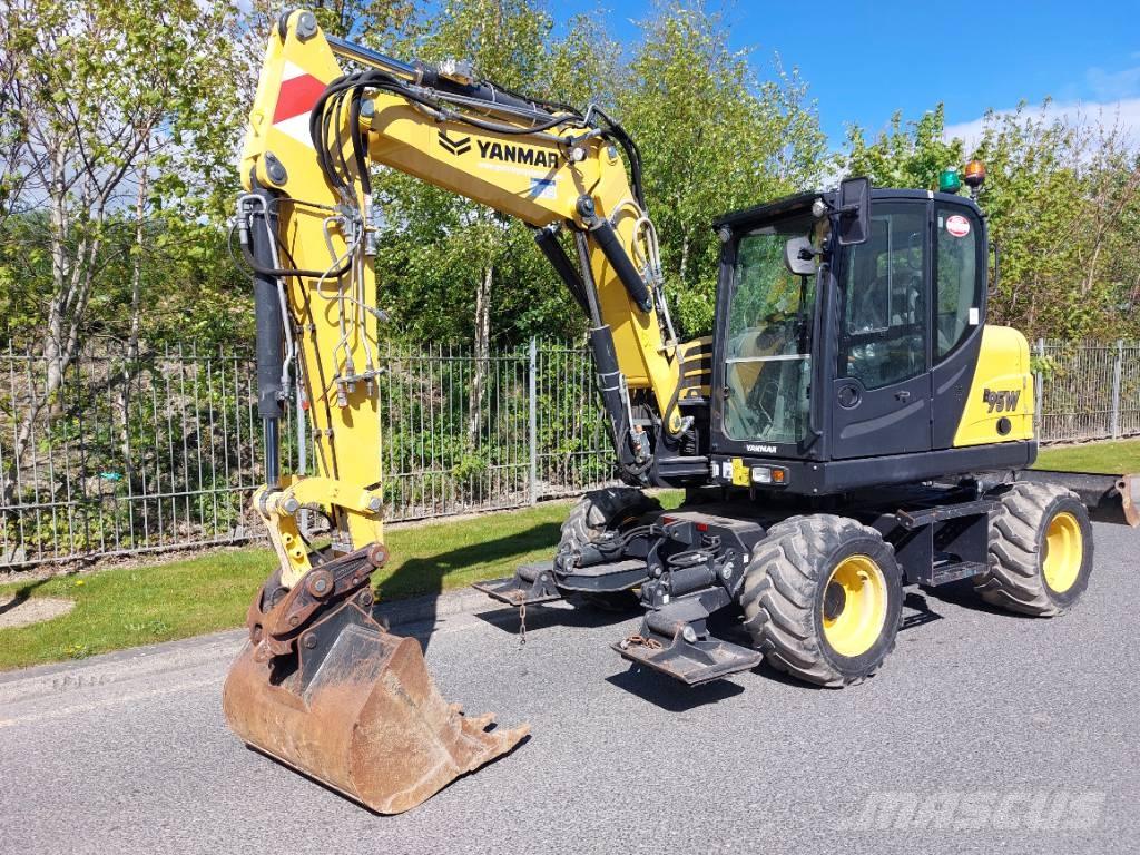 Yanmar B95W Hjulgrävare