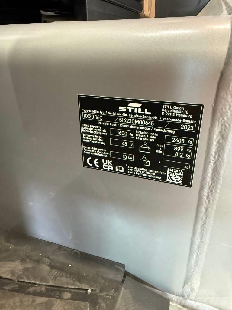 Still RX 20-16 Elmotviktstruckar