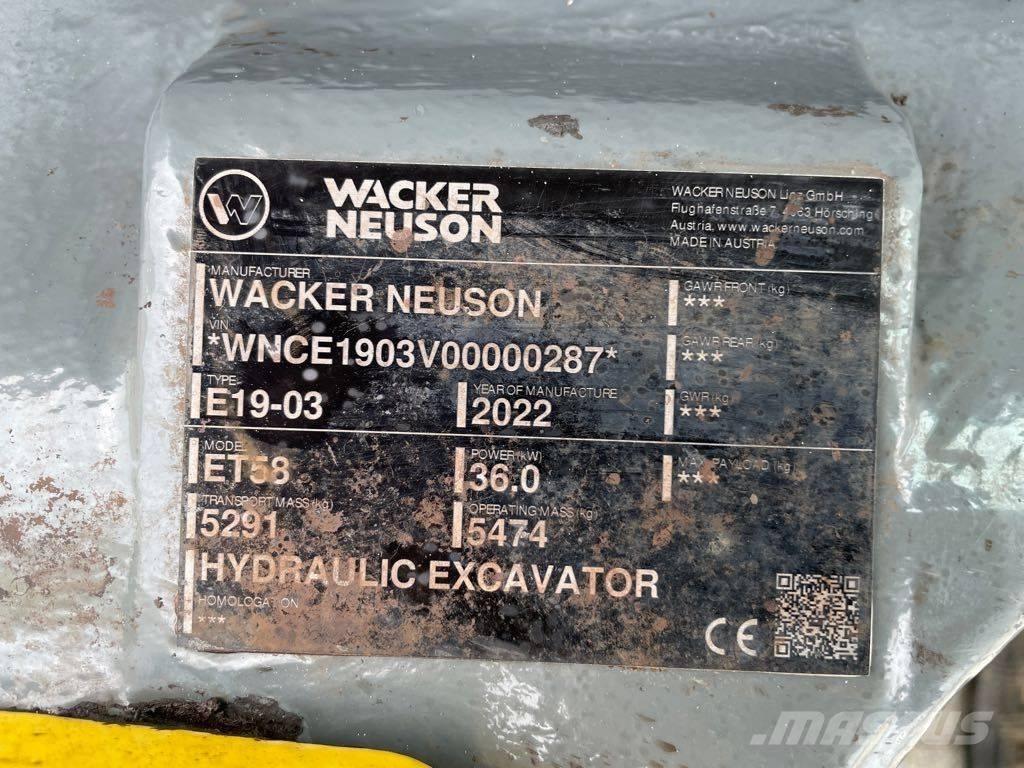 Wacker Neuson ET58 Bandgrävare