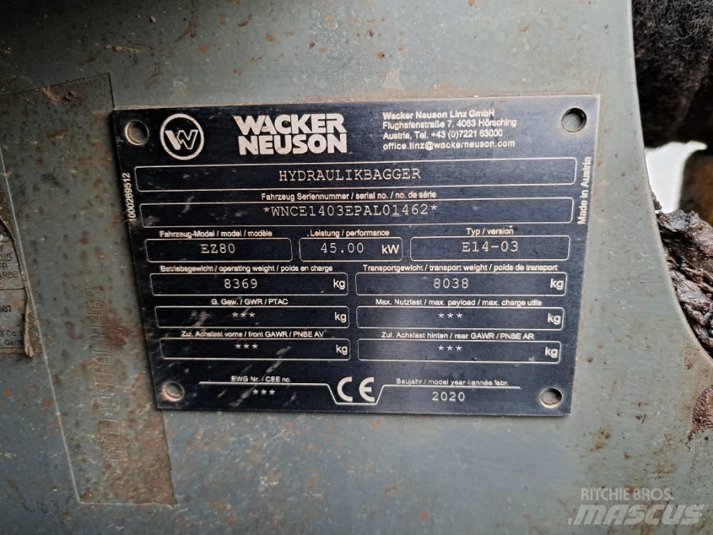Wacker Neuson EZ80 Bandgrävare
