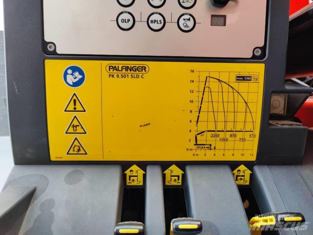 Palfinger PK 9501 Styckegodskranar