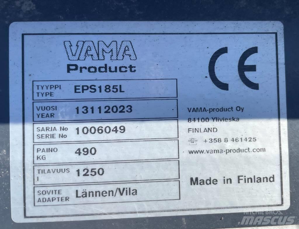 Vama EPL185L Kompakttraktor-tillbehör