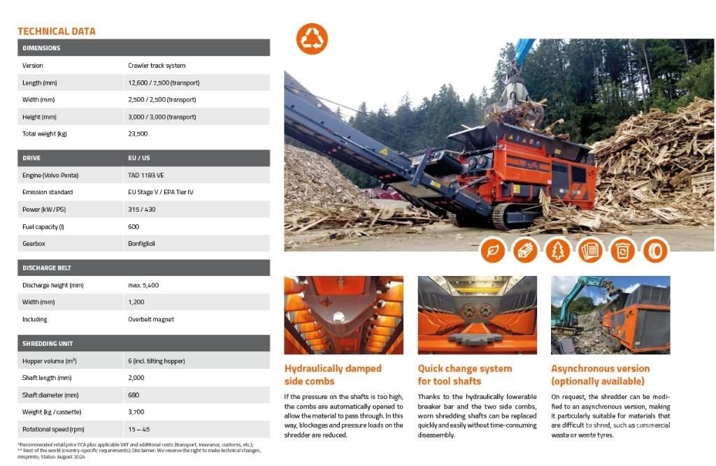 Arjes Eurec S-850 Avfallsförstörare