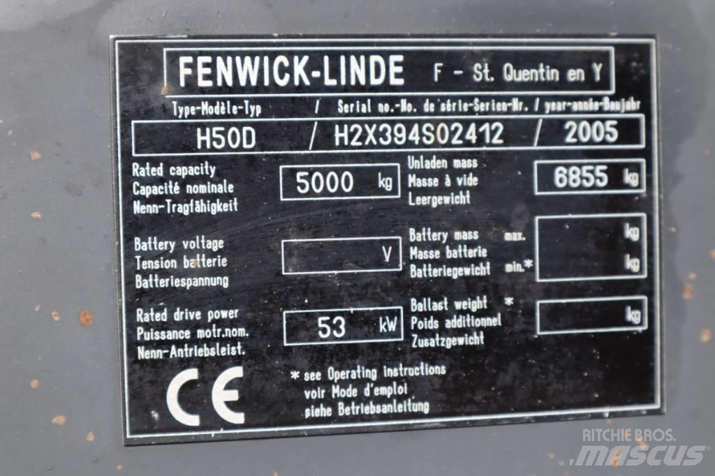 Linde H50D 5000 Kg Dieselmotviktstruckar