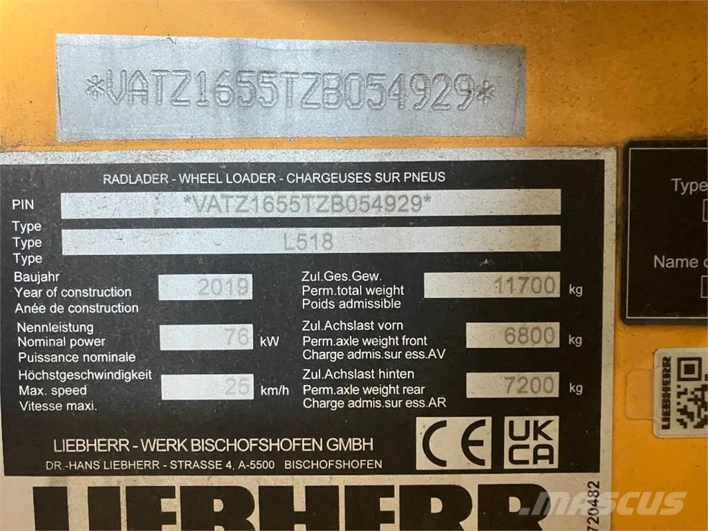 Liebherr L518 Hjullastare