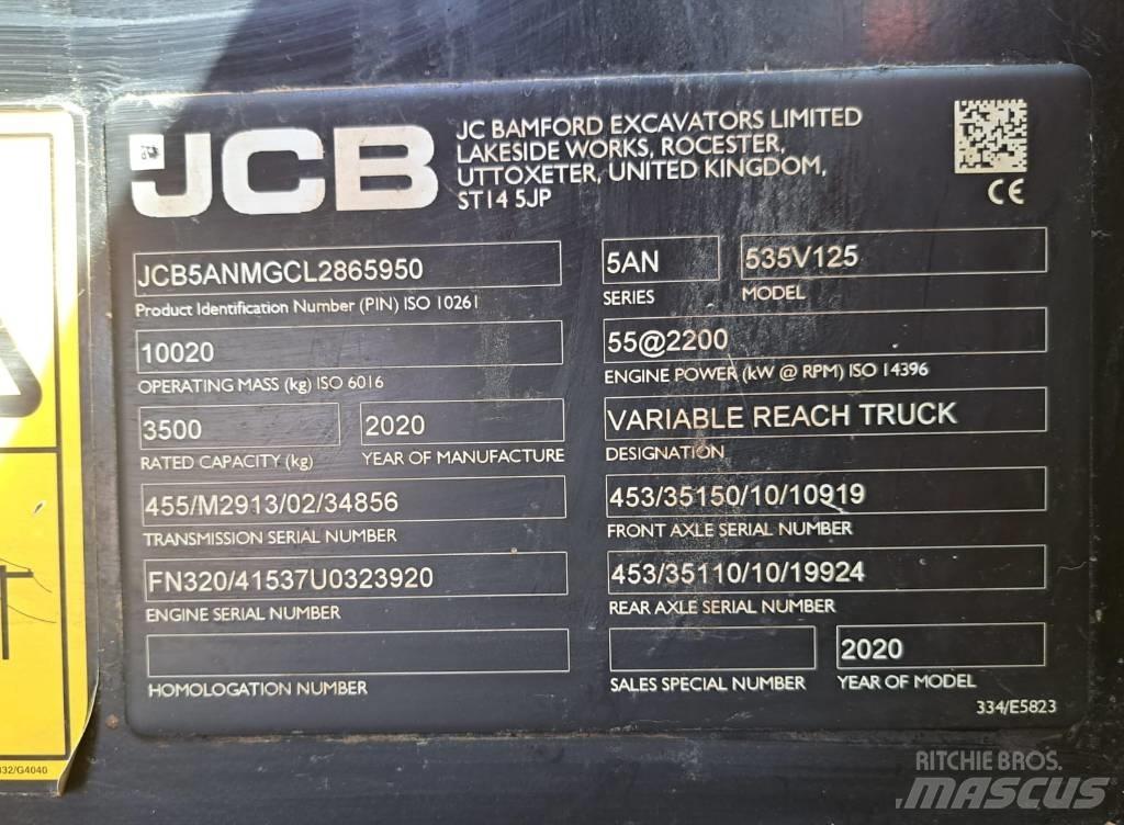 JCB 535 V 125 Teleskoplastare