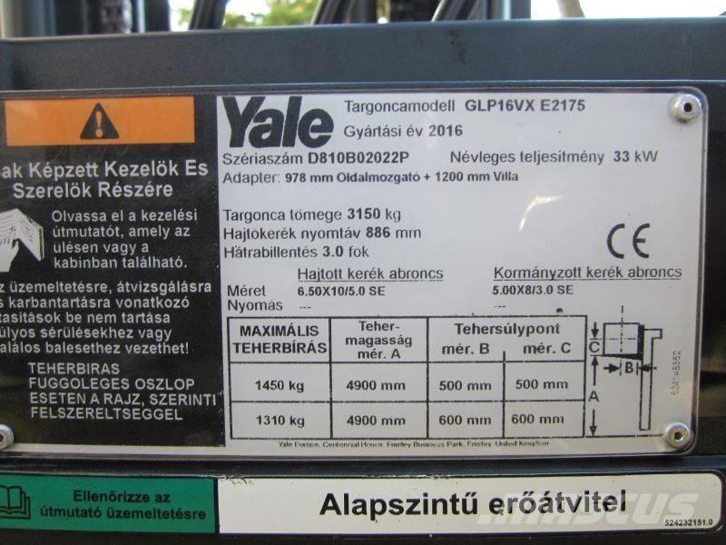 Yale GLP 16 VX Gasolmotviktstruckar