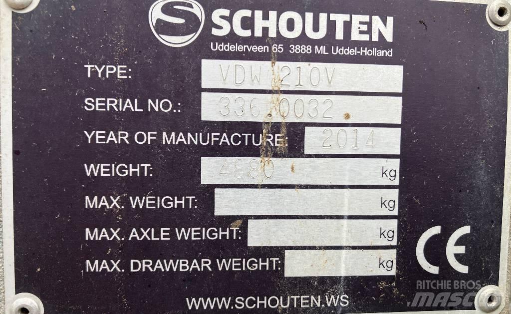 Schouten VDW 210 V Övrig inomgårdsutrustning