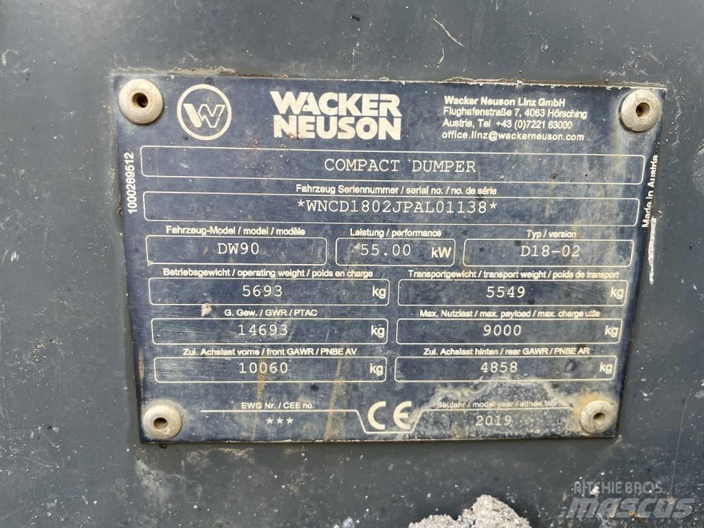Wacker Neuson DW 90 Minidumprar
