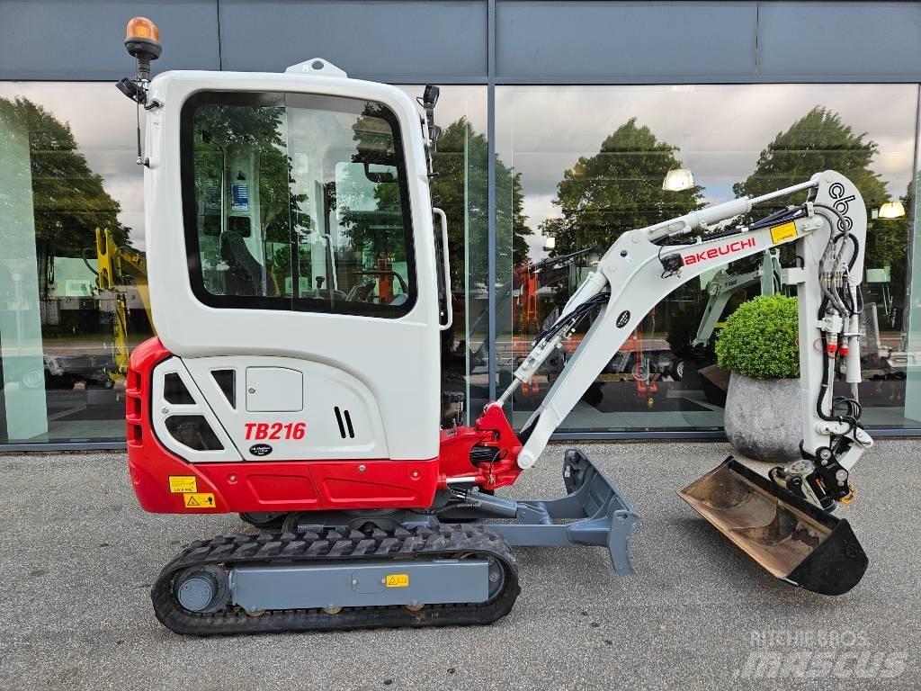 Takeuchi TB 216 Minigrävare < 7t